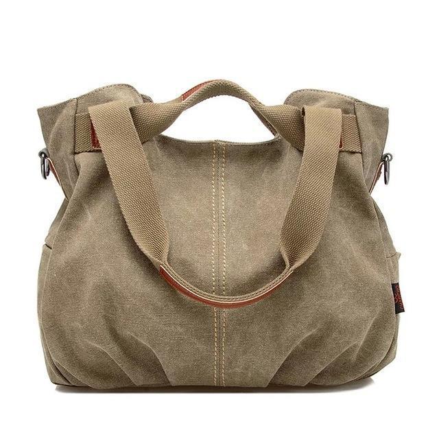 Khaki crossbody messenger bag women