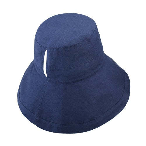 Sommer Eimer Pferdeschwanz Hut , UPF 50+ UV