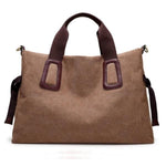 Brown 17 inches laptop women bag