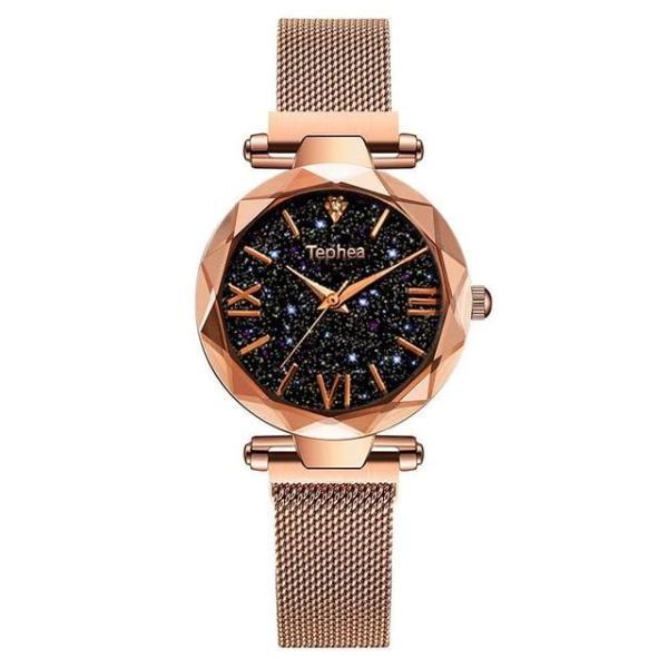 Gold color Magnetic Wrist Watch