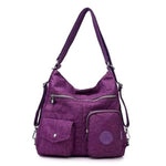 Grape convertible backpack purse