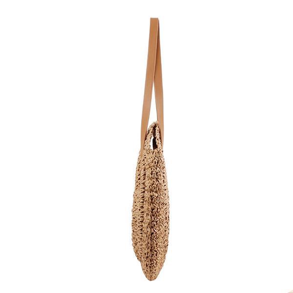 straw bag with top handles
