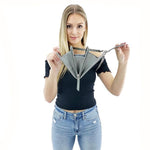 triple pocket compartment wallet purse